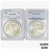 Image 1 : [2]1923 Silver Peace Dollar PCGS MS64