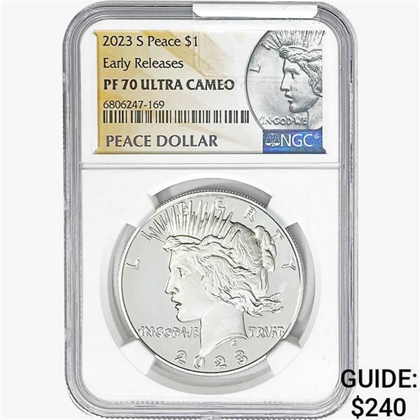 2023-S Silver Peace Dollar NGC PF70 UC