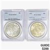 Image 1 : [2]1922 Silver Peace Dollar PCGS MS64