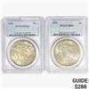 Image 1 : [2]1925 Silver Peace Dollar PCGS MS64