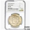 Image 1 : 1921 Silver Peace Dollar NGC AU58 HR