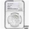 Image 1 : 2021 Silver Peace Dollar NGC MS69 HR