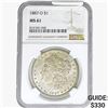 Image 1 : 1887-O Morgan Silver Dollar NGC MS61