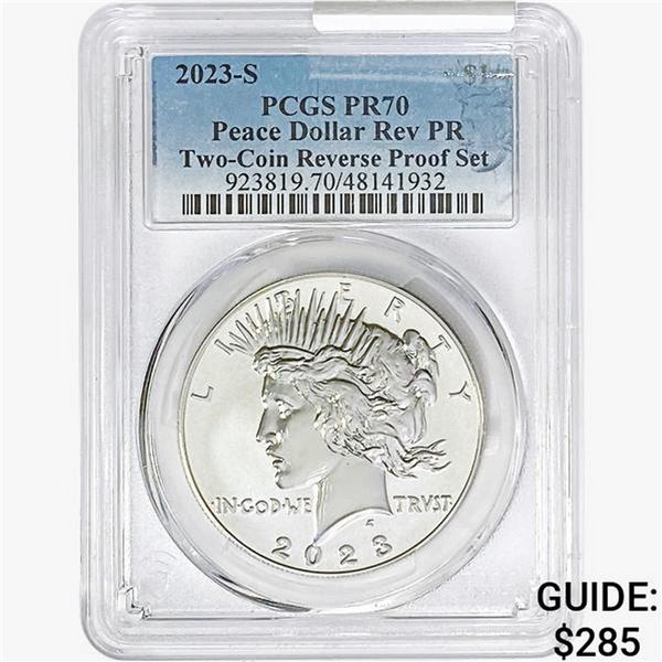 2023-S Silver Peace Dollar PCGS PR70 REV PR