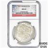 Image 1 : 1921 Morgan Silver Dollar NGC MS63