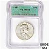 Image 1 : 1963 Franklin Half Dollar ICG MS66