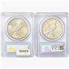 Image 2 : [2]1923 Silver Peace Dollar PCGS MS64