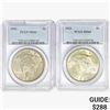 Image 1 : [2]1923 Silver Peace Dollar PCGS MS64