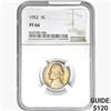 Image 1 : 1952 Jefferson Nickel NGC PF66