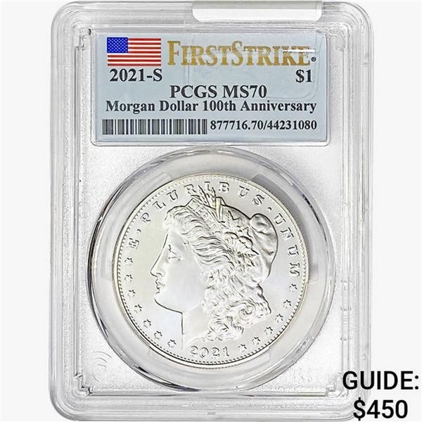 2021-S Morgan Silver Dollar PCGS MS70