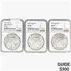 Image 1 : [3]2021-2023 Silver Eagle NGC MS69-70