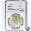 Image 1 : 1923-D Silver Peace Dollar NGC AU58
