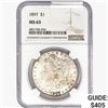 Image 1 : 1897 Morgan Silver Dollar NGC MS63