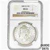 Image 1 : 1883-CC Morgan Silver Dollar NGC MS63