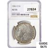 Image 1 : 1886-O Morgan Silver Dollar NGC AU55