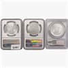 Image 2 : [3] 1896 & 1897 Morgan Silver Dollar NGC MS63