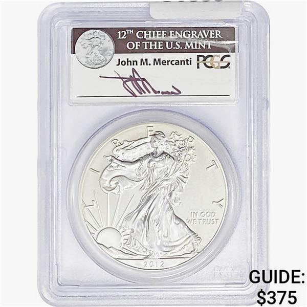 2012-S Silver Eagle PCGS PR70