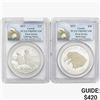 Image 1 : [2]2013 1oz Silver Canada $20-Bald Eagle PCGS PR69 DCAM