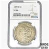 Image 1 : 1899-S Morgan Silver Dollar NGC VF20