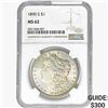 Image 1 : 1890-S Morgan Silver Dollar NGC MS62