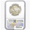 Image 2 : 1941 Walking Liberty Half Dollar NGC MS64