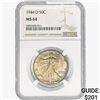 Image 1 : 1944-D Walking Liberty Half Dollar NGC MS64