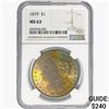 Image 1 : 1879 Morgan Silver Dollar NGC MS63