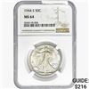 Image 1 : 1944-S Walking Liberty Half Dollar NGC MS64