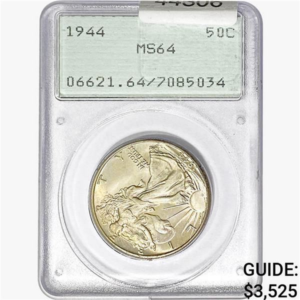 1944 Walking Liberty Half Dollar PCGS MS64