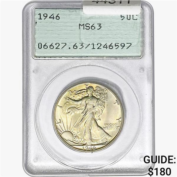 1946 Walking Liberty Half Dollar PCGS MS63