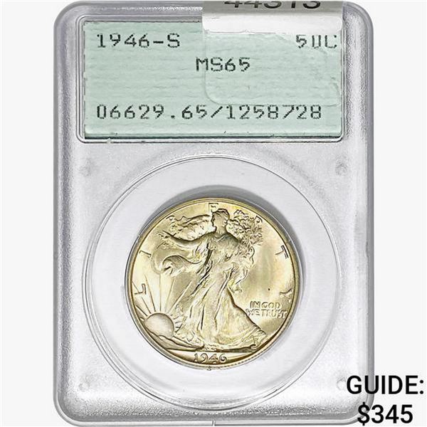 1946-S Walking Liberty Half Dollar PCGS MS65