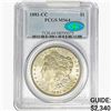 Image 1 : 1881-CC Morgan Silver Dollar PCGS MS64