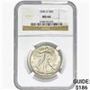 1945-D Walking Liberty Half Dollar NGC MS64