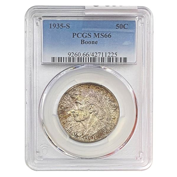 1935-S Boone Half Dollar PCGS MS66