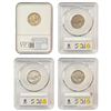 Image 2 : [4 Coins] 1930-1938 Gem BU Buffalo Nickel Lot PCGS/NGC MS62-66
