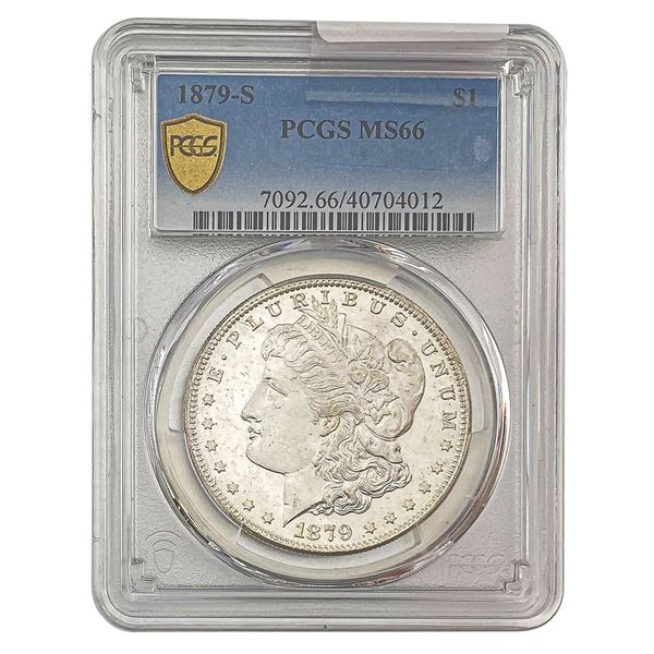 1879-S Morgan Silver Dollar PCGS MS66