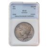 Image 1 : 1921 Silver Peace Dollar NNC MS62 High Relief