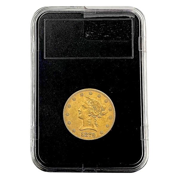 1879 $10 Gold Eagle   AU