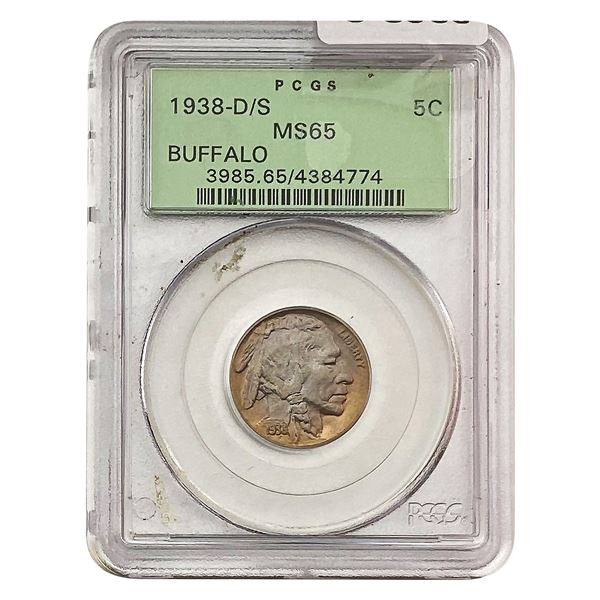 1935-D/S Buffalo Nickel PCGS MS65 OGH
