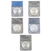 Image 1 : [5 Coins] 2006-2020 US Silver Eagle Lot ANACS MS/PR70