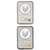 Image 2 : [2 Coins] 2019-S US Silver Eagle Lot NGC PF70 DCAM