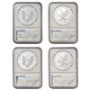 Image 2 : [4 Coins] 2021 States Series US Silver Eagle Lot NGC MS70