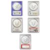 Image 2 : [5 Coins] 2011-2021 US Silver Eagle Lot PCGS MS69/70