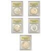 Image 1 : [5 Coins] 1990-2015 USCG Graded Commem. Silver Dollars