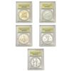 Image 1 : [5 Coins] 1987-2016 USCG Graded Commem. Silver Dollars