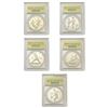 Image 1 : [5 Coins] 1992-1996 USCG Graded Commem. Silver Dollars