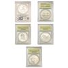 Image 1 : [5 Coins] 1991-2006 USCG Graded Commem. Silver Dollars