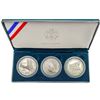 Image 3 : [3 Coins] 1994 US Veterans 3 Coin Silver Dollar Set