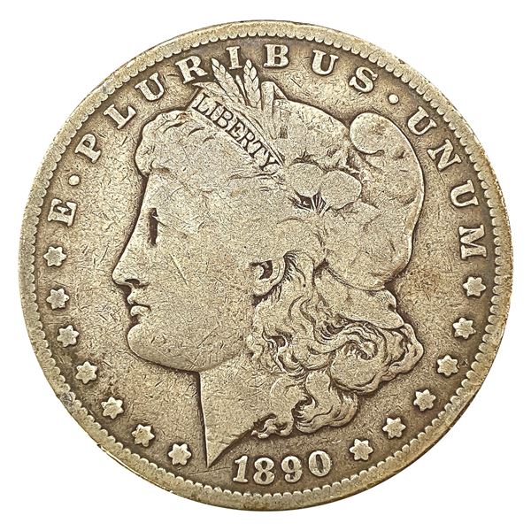 1890-CC Morgan Silver Dollar