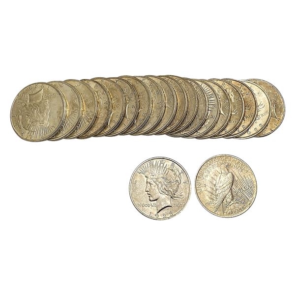 [20 Coins]1922-1923 BU Silver Peace Dollar